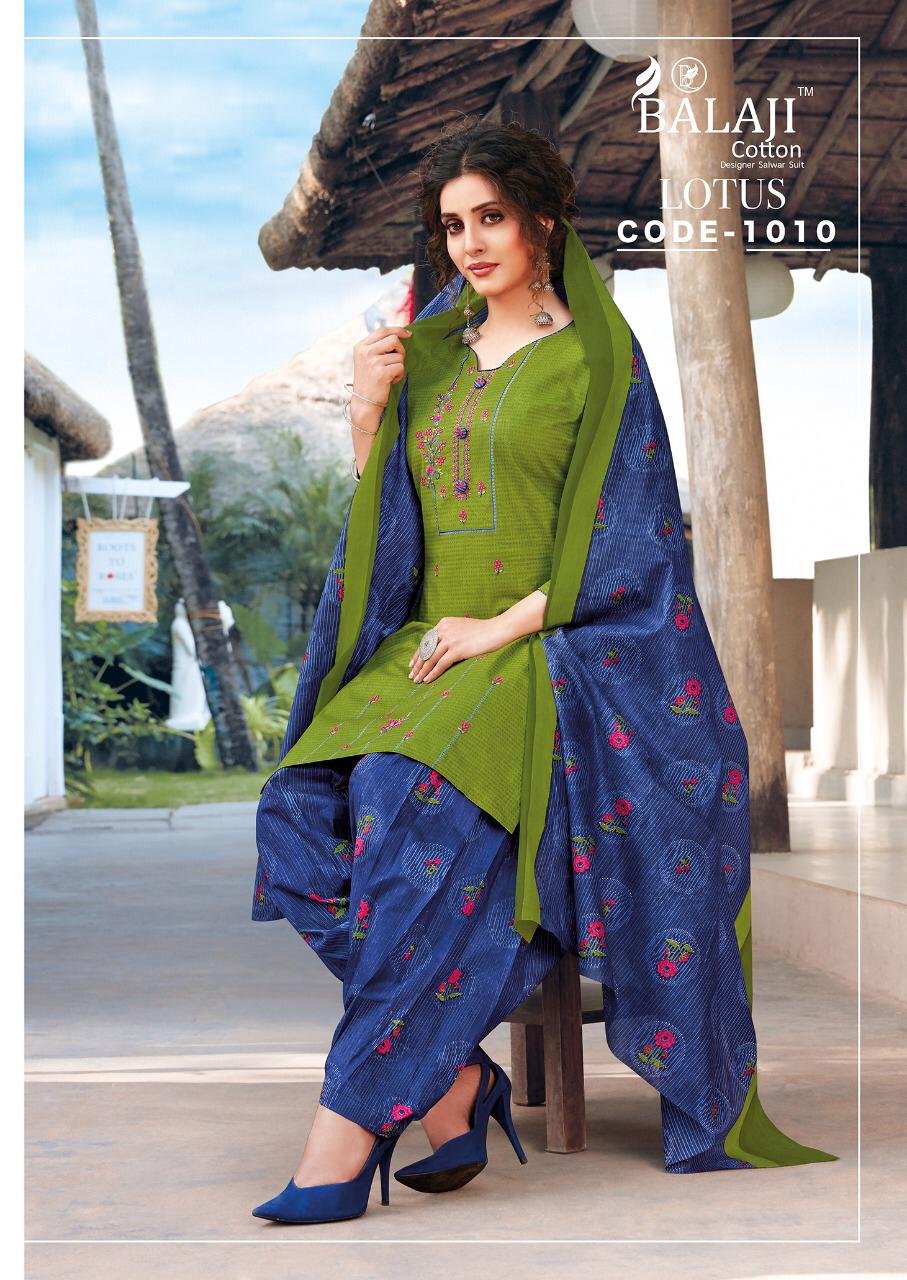 Balaji Presents Cotton Lotus  Vol 1  Cotton Dress Materials