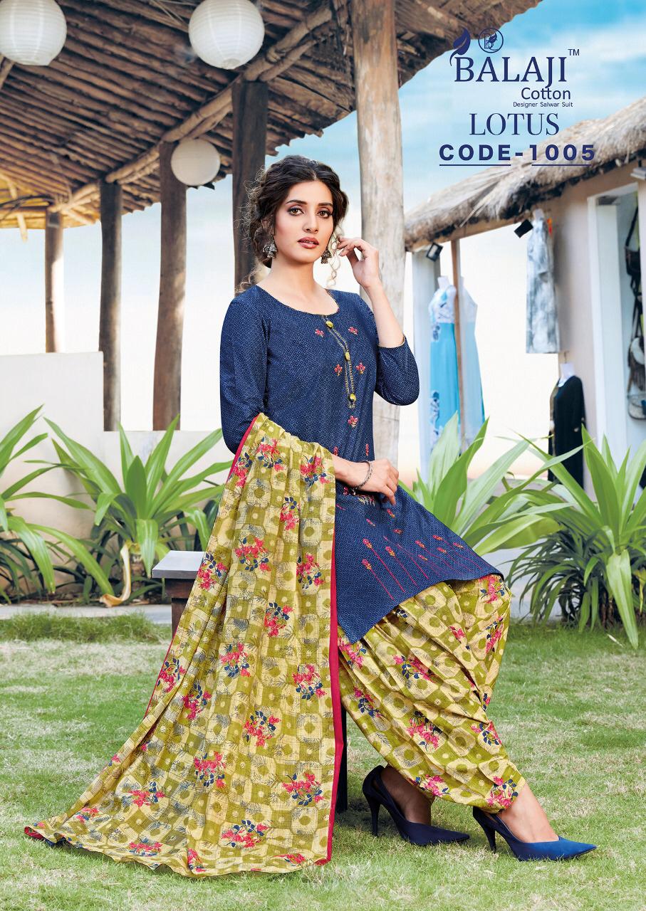 Balaji Presents Cotton Lotus  Vol 1  Cotton Dress Materials