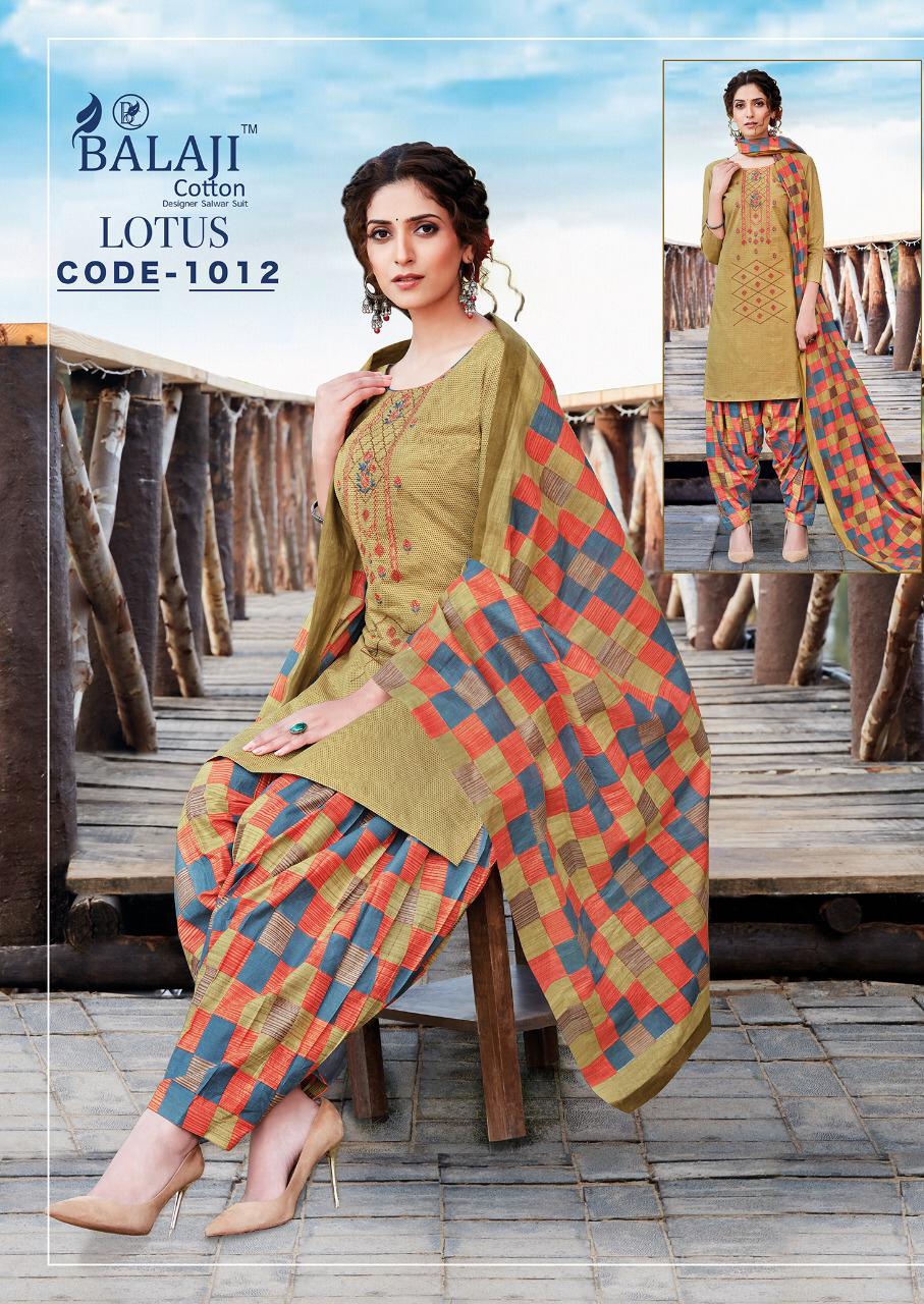 Balaji Presents Cotton Lotus  Vol 1  Cotton Dress Materials
