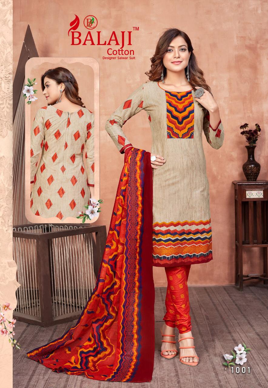 Balaji Presents Hungama Vol 10  Printed Dress Material