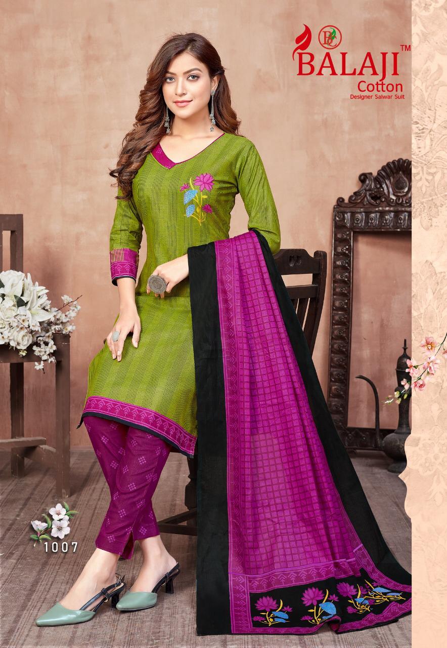 Balaji Presents Hungama Vol 10  Printed Dress Material
