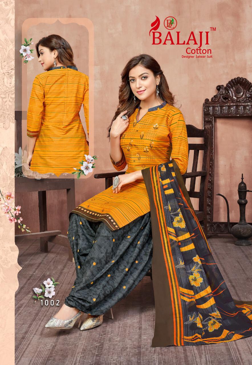 Balaji Presents Hungama Vol 10  Printed Dress Material