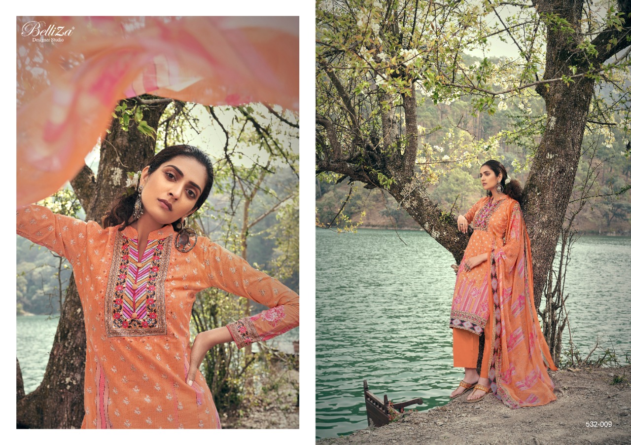 Belliza  Presents  Festive Fusion  Fancy Designer Dress Material Collection
