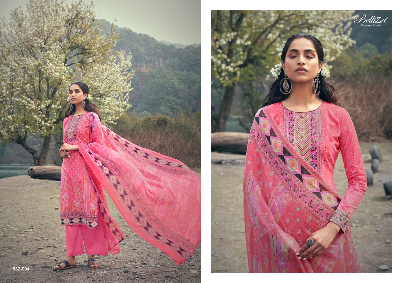 Belliza  Presents  Festive Fusion  Fancy Designer Dress Material Collection