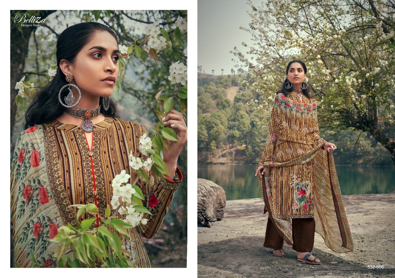 Belliza  Presents  Festive Fusion  Fancy Designer Dress Material Collection
