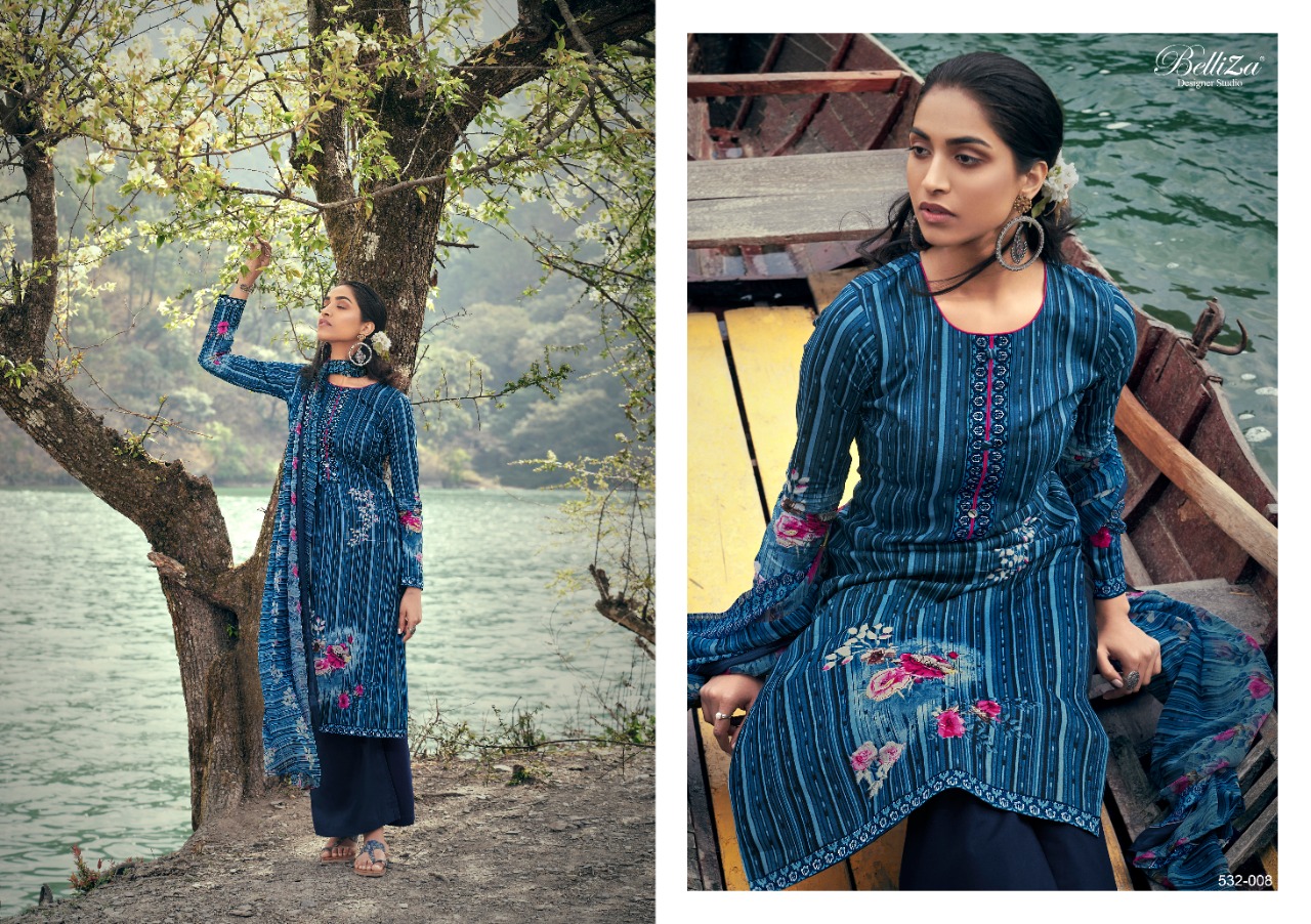 Belliza  Presents  Festive Fusion  Fancy Designer Dress Material Collection