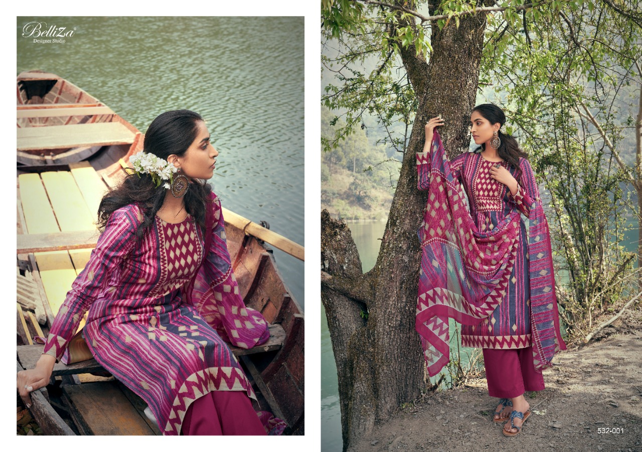Belliza  Presents  Festive Fusion  Fancy Designer Dress Material Collection