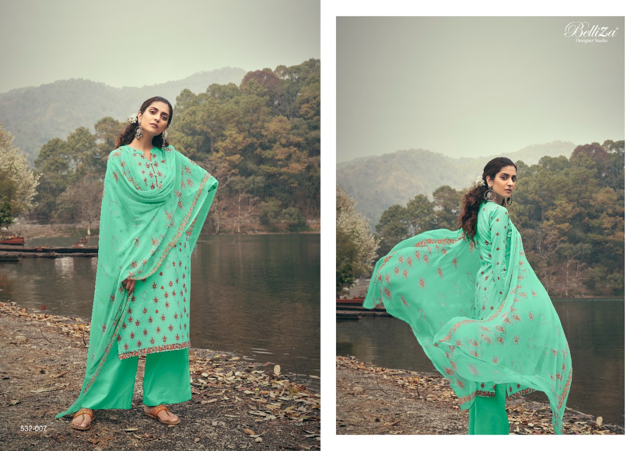 Belliza  Presents  Festive Fusion  Fancy Designer Dress Material Collection