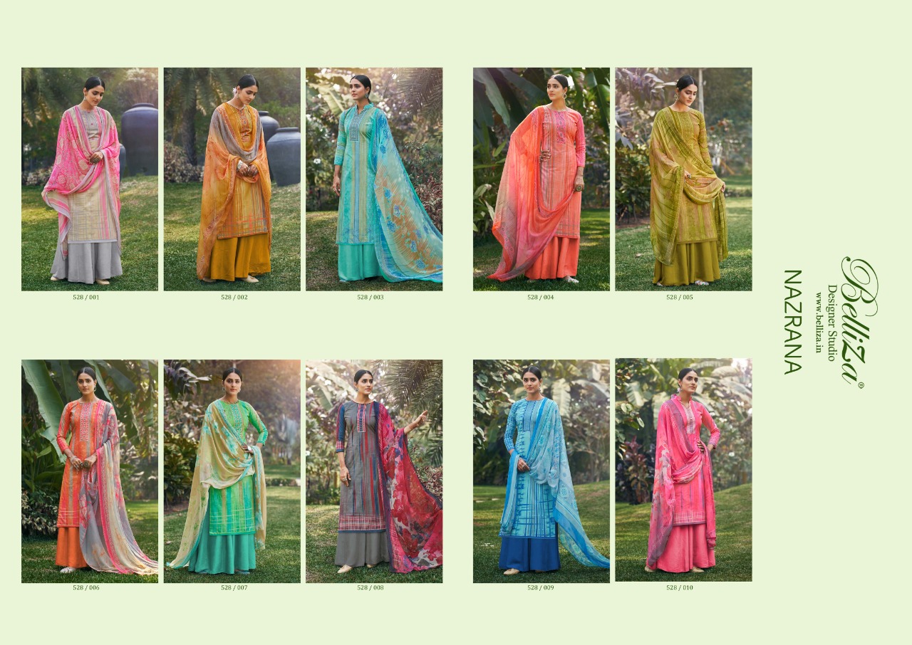 Belliza Presents Nazrana Vol 9  Cotton  Dress Material Collection