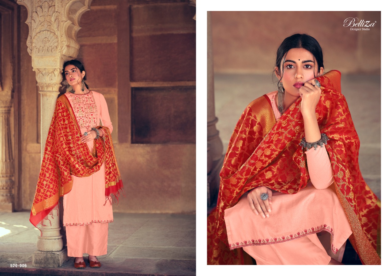 Belliza Presents  Shamia Designer Dress Material Collection
