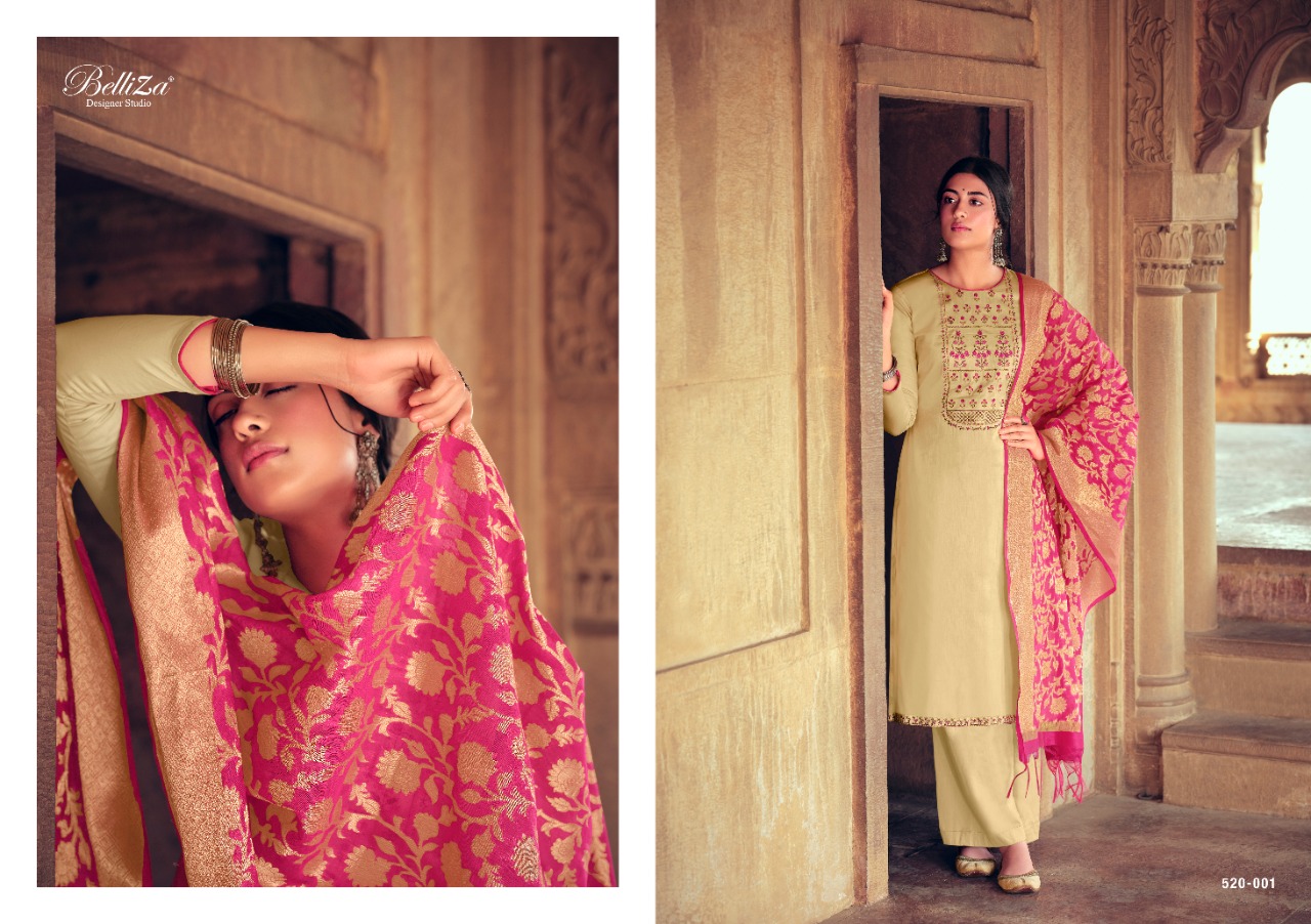 Belliza Presents  Shamia Designer Dress Material Collection