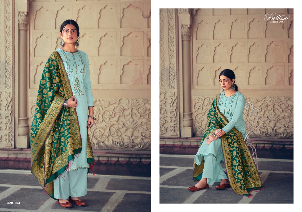 Belliza Presents  Shamia Designer Dress Material Collection