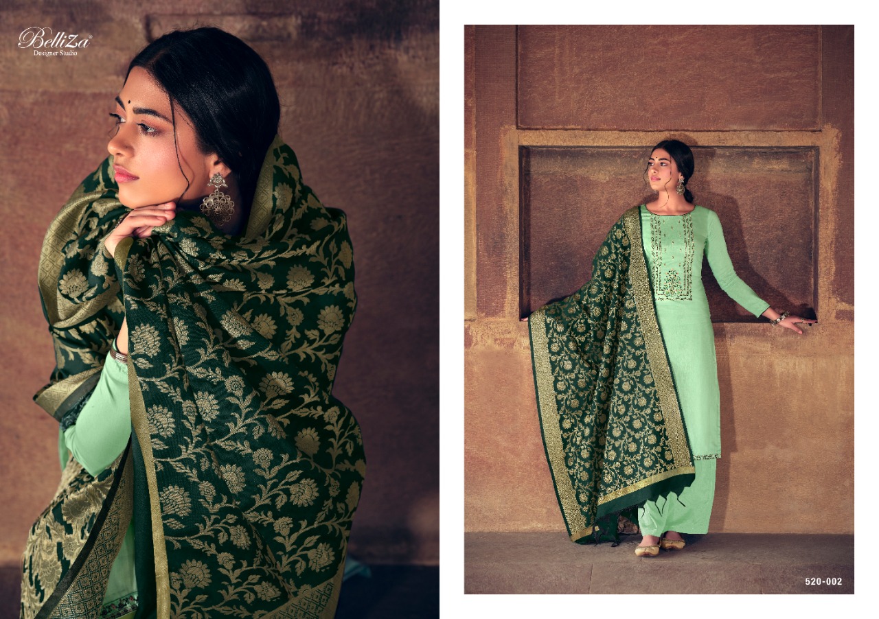 Belliza Presents  Shamia Designer Dress Material Collection