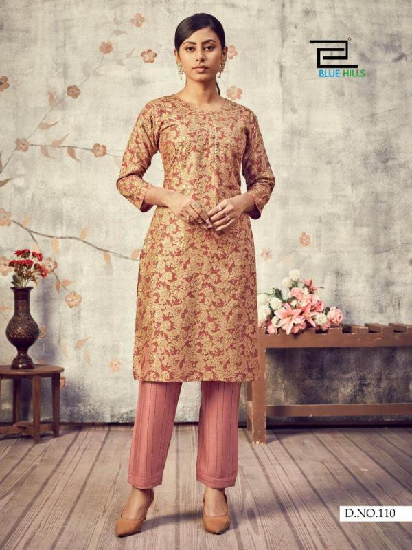 Blue Hills Presents Jasmine Casual Wear Kurti With Bottom  Collection