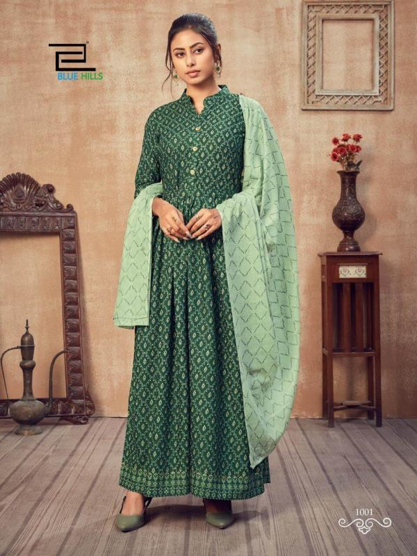 Blue Hills Presents  Soul Mate  Designer  Kurtis With Dupatta  Collection