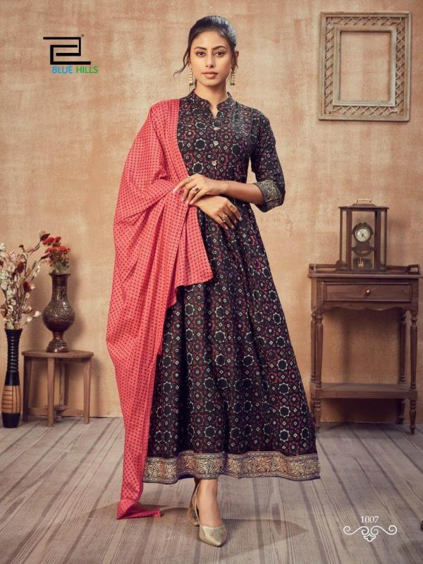 Blue Hills Presents  Soul Mate  Designer  Kurtis With Dupatta  Collection