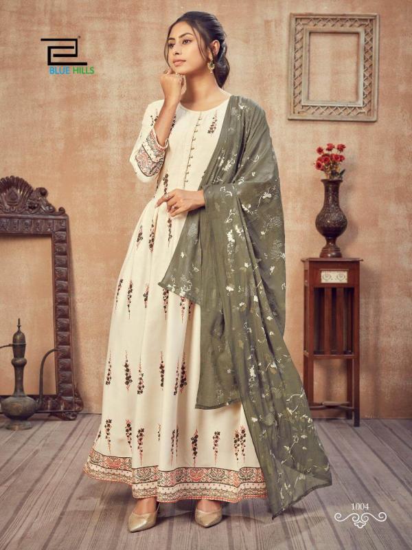 Blue Hills Presents  Soul Mate  Designer  Kurtis With Dupatta  Collection