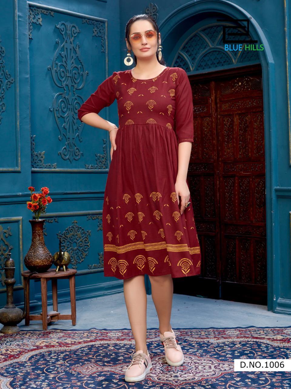 Blue Hills Presents Trend Vol 10 Printed Kurtis Collection