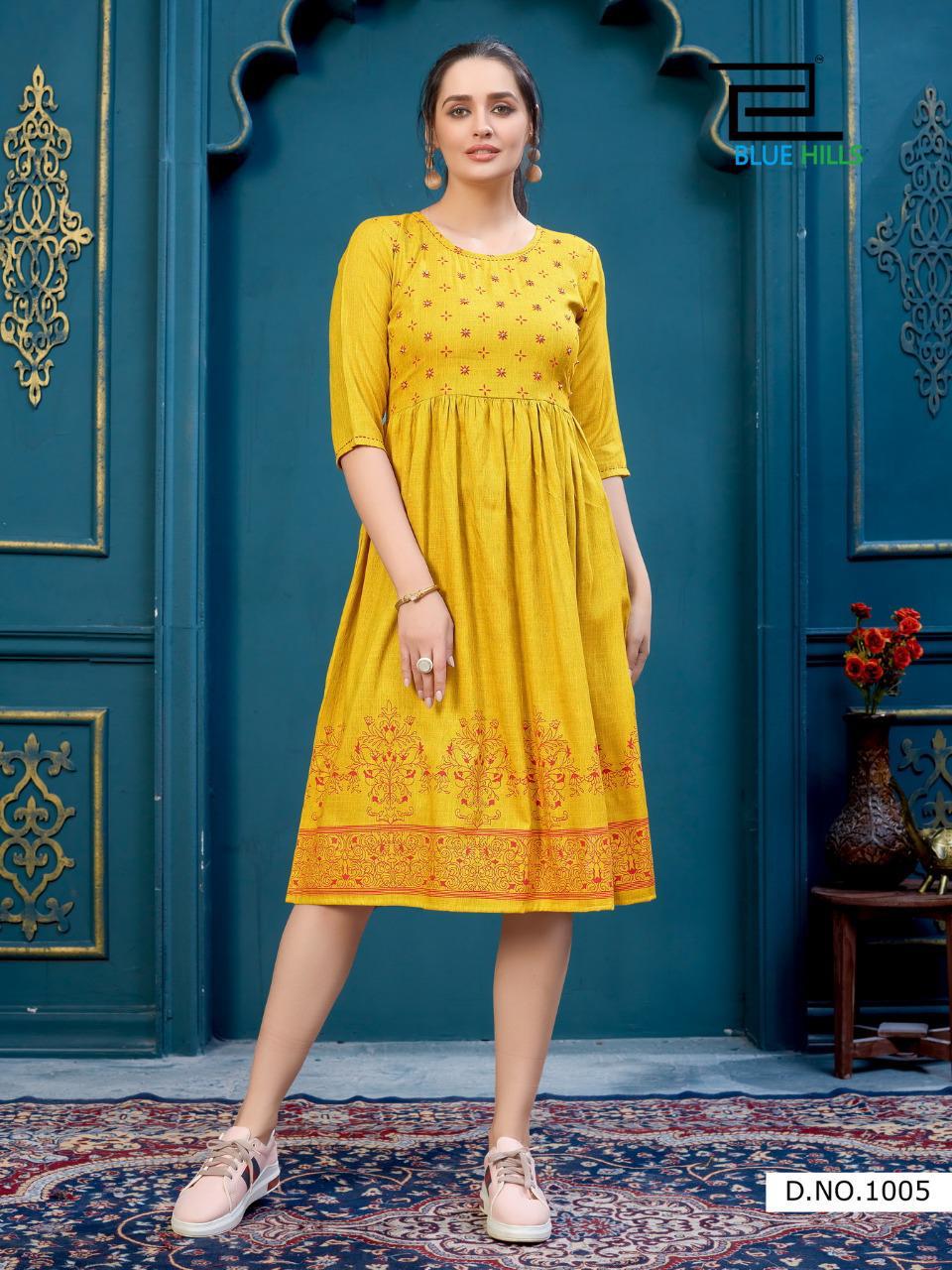 Blue Hills Presents Trend Vol 10 Printed Kurtis Collection