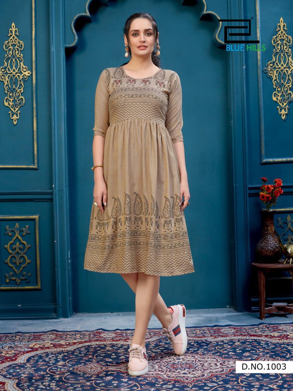 Blue Hills Presents Trend Vol 10 Printed Kurtis Collection