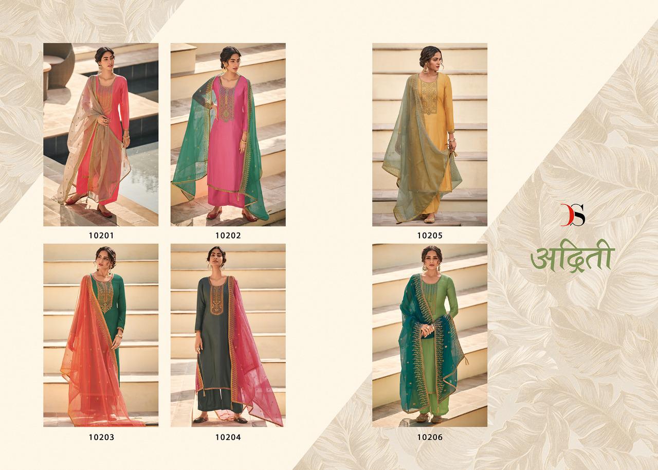 Deepsy Presents  Adriti Designer Festive Wear Dress Material