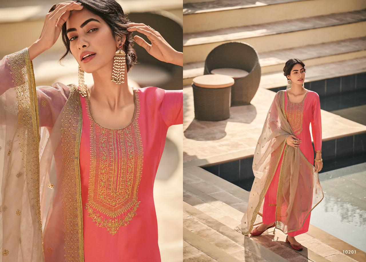Deepsy Presents  Adriti Designer Festive Wear Dress Material