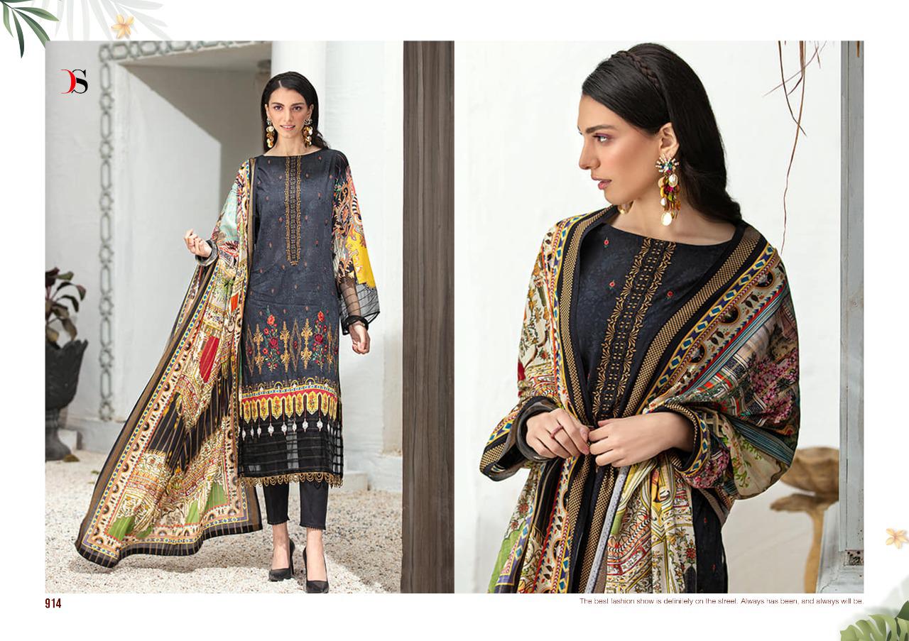 Deepsy Presents Elan Vol 13  Karachi Dress Materials Collection