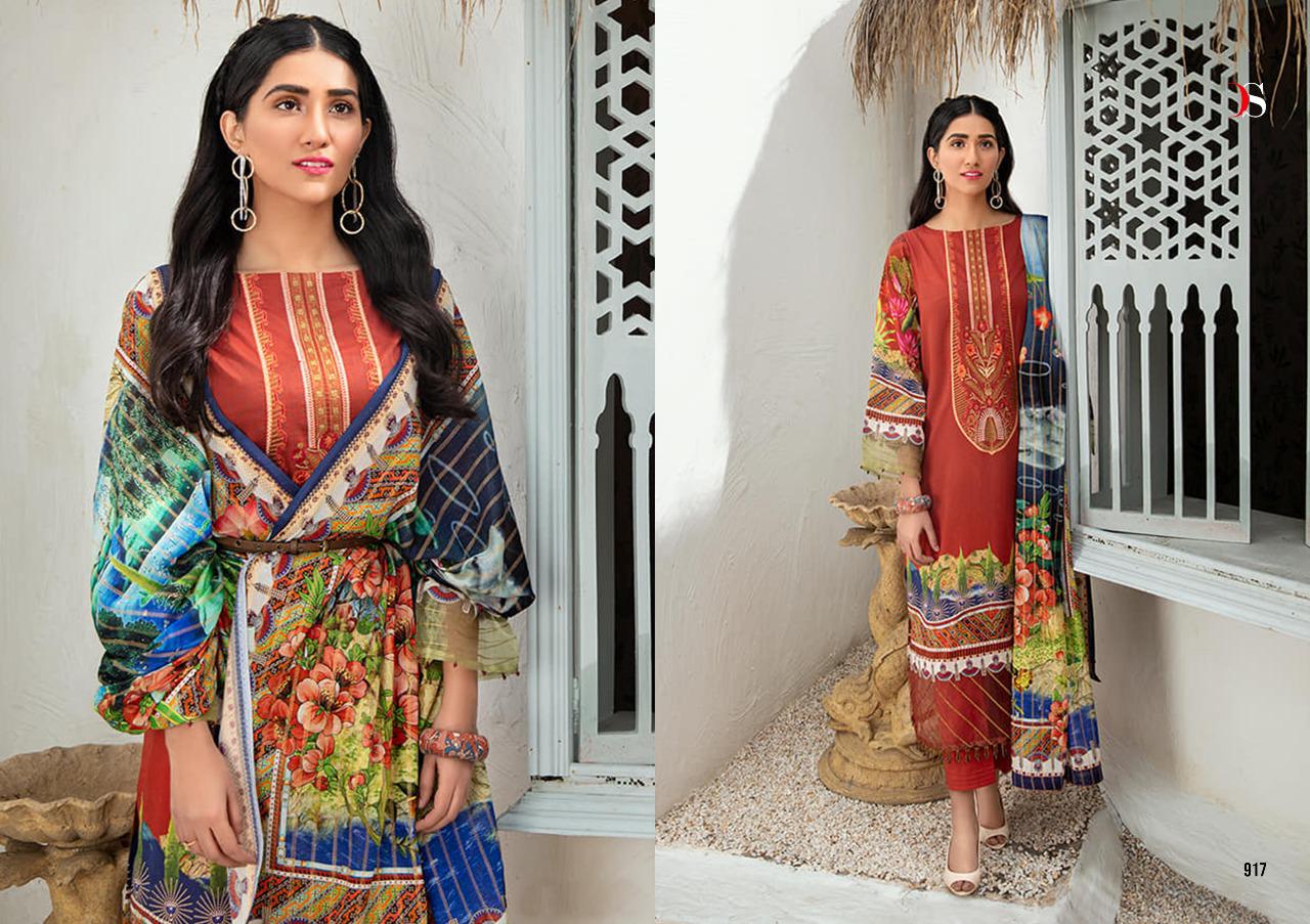 Deepsy Presents Elan Vol 13  Karachi Dress Materials Collection