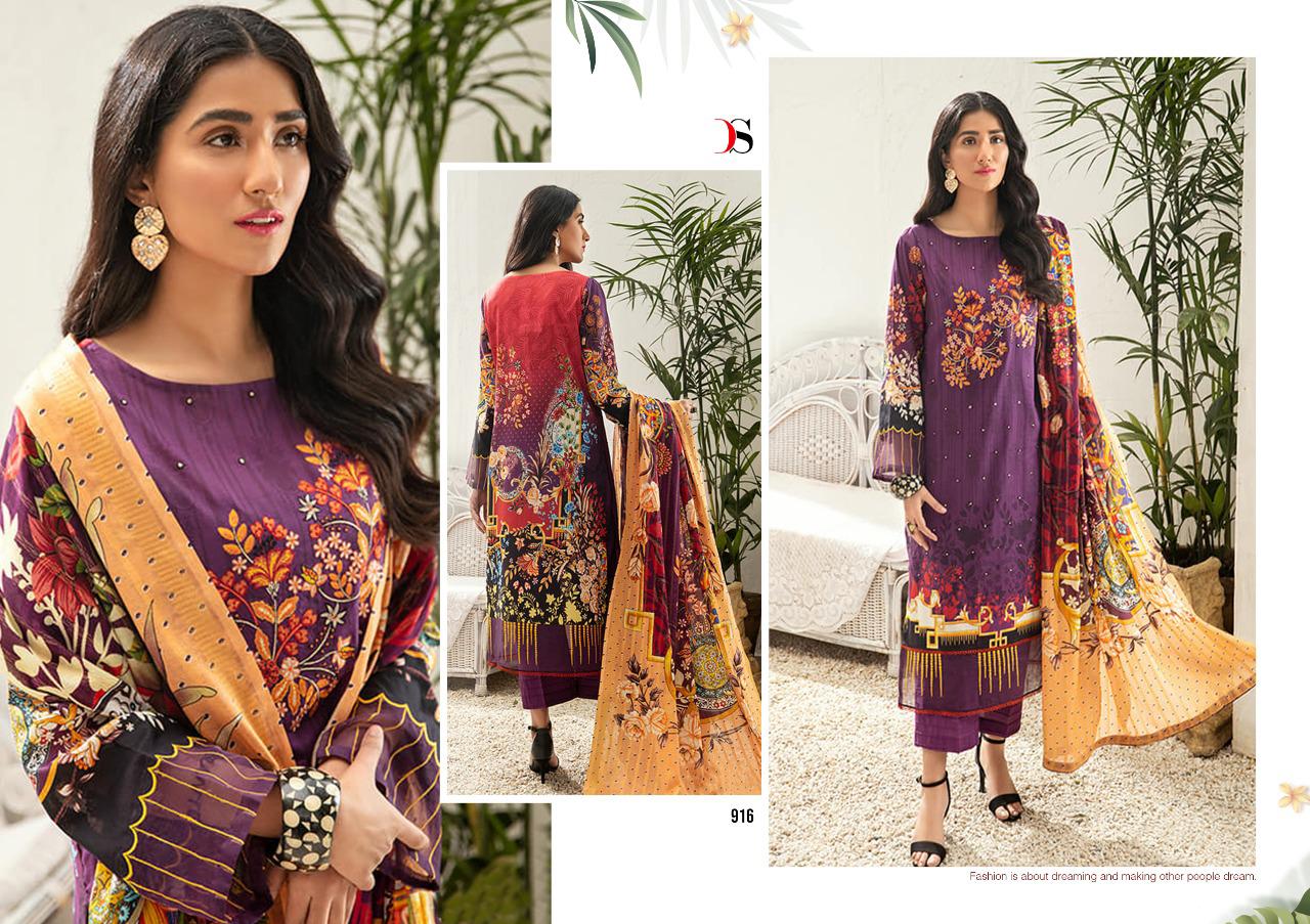 Deepsy Presents Elan Vol 13  Karachi Dress Materials Collection