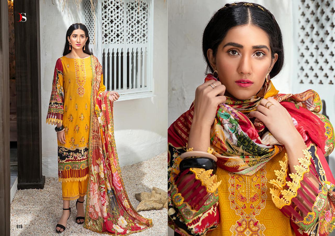 Deepsy Presents Elan Vol 13  Karachi Dress Materials Collection