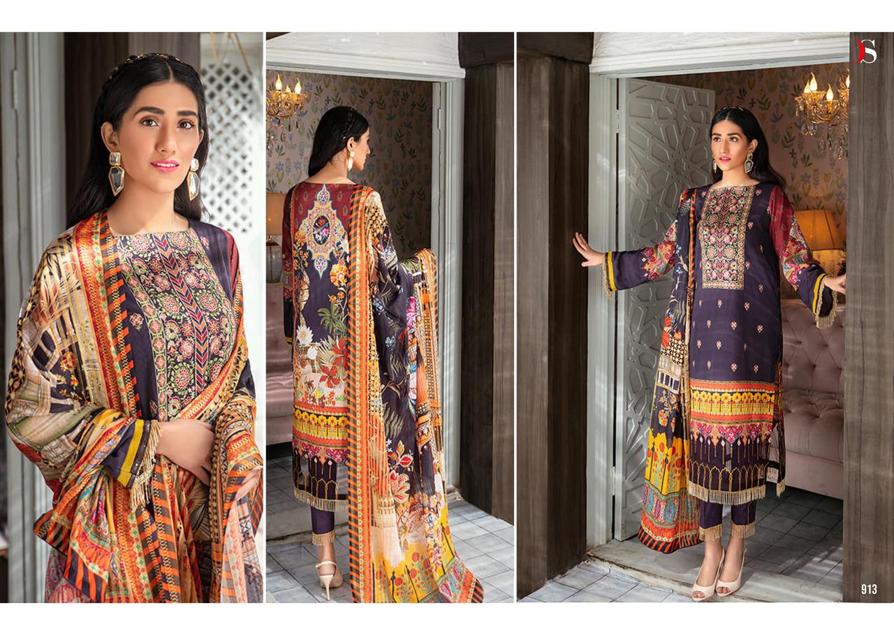 Deepsy Presents Elan Vol 13  Karachi Dress Materials Collection