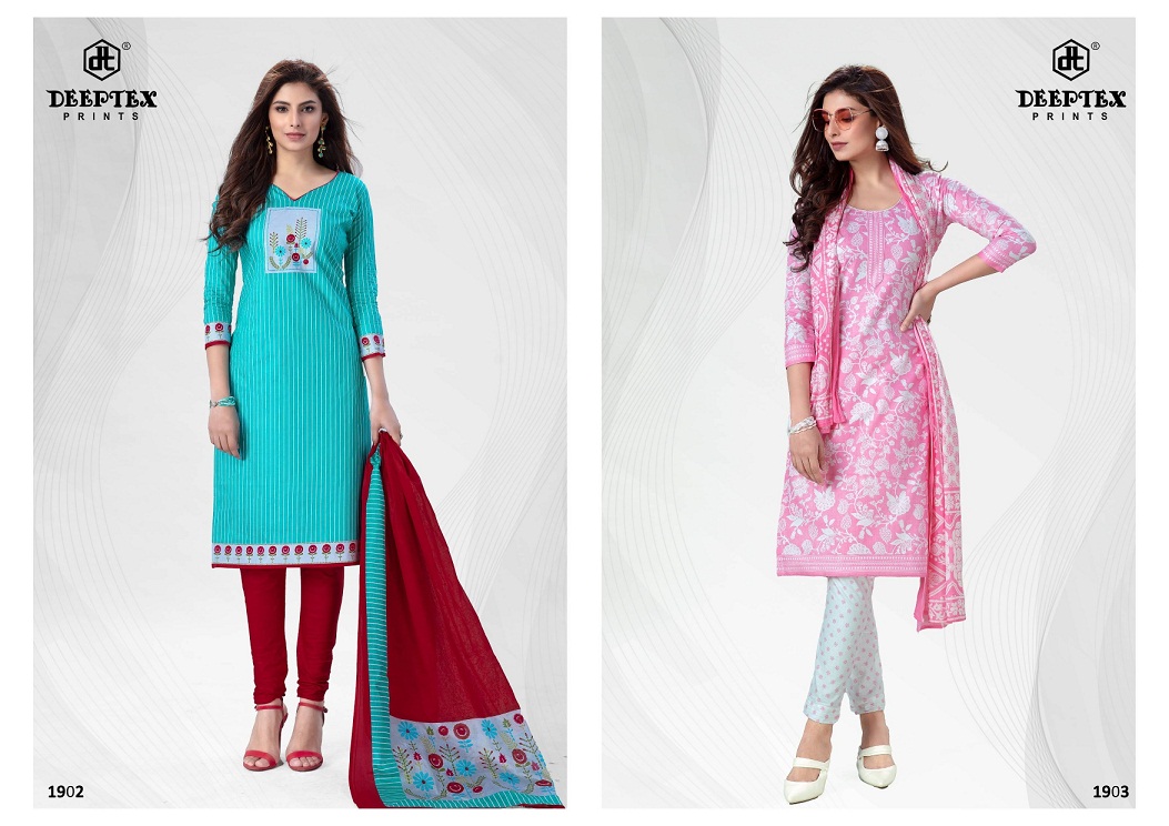 Deeptex Presents Chief Guest Vol 19 Cotton Dress Materials