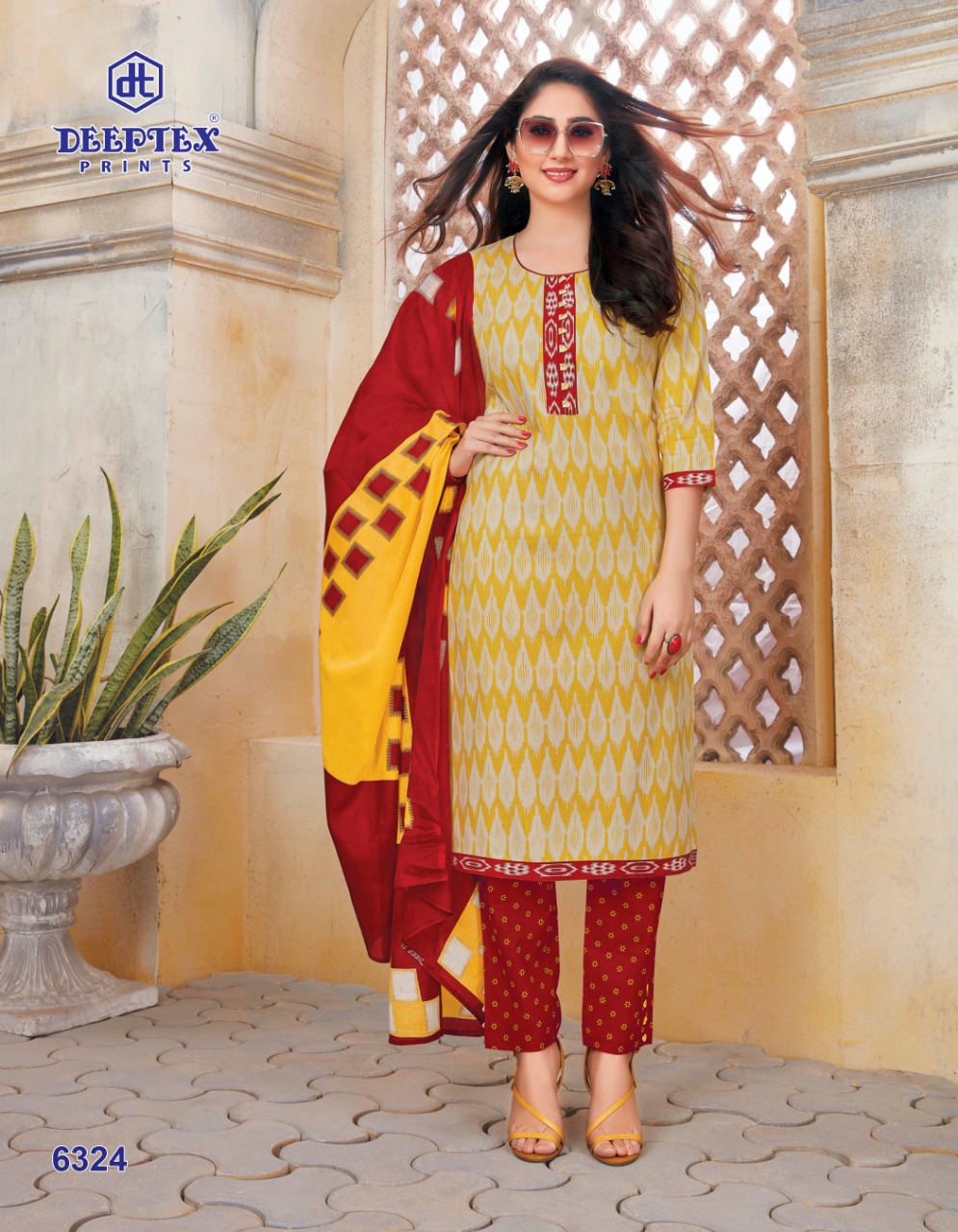 Deeptex Presents Miss India Vol 63 Cotton Dress Material Collection