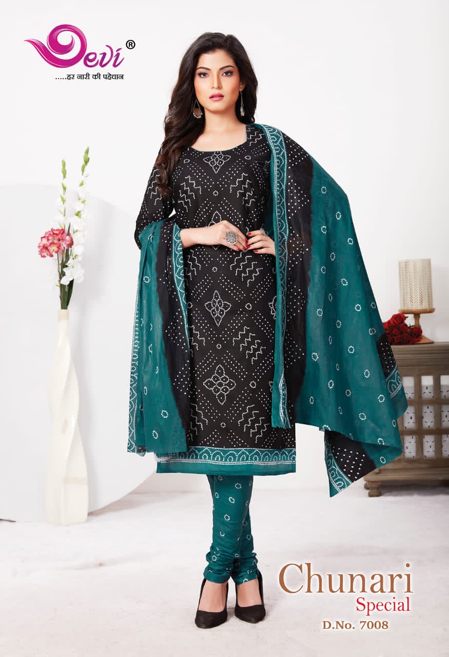 Devi Chunari Special Vol 7 Casual Wear Printed Dress Catalog