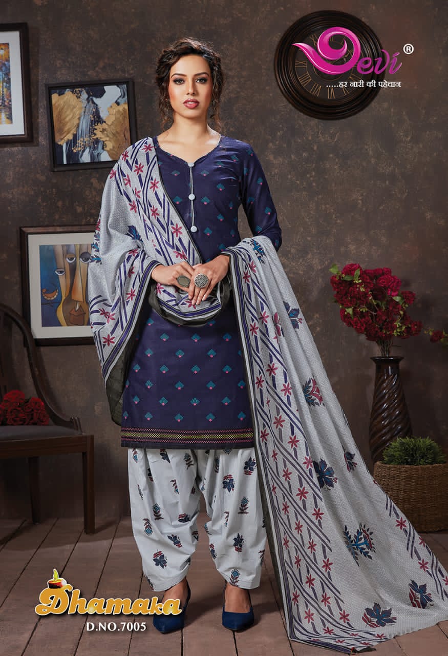 Devi Launching Dhamaka  Vol 7  Printed Cotton Dress Material