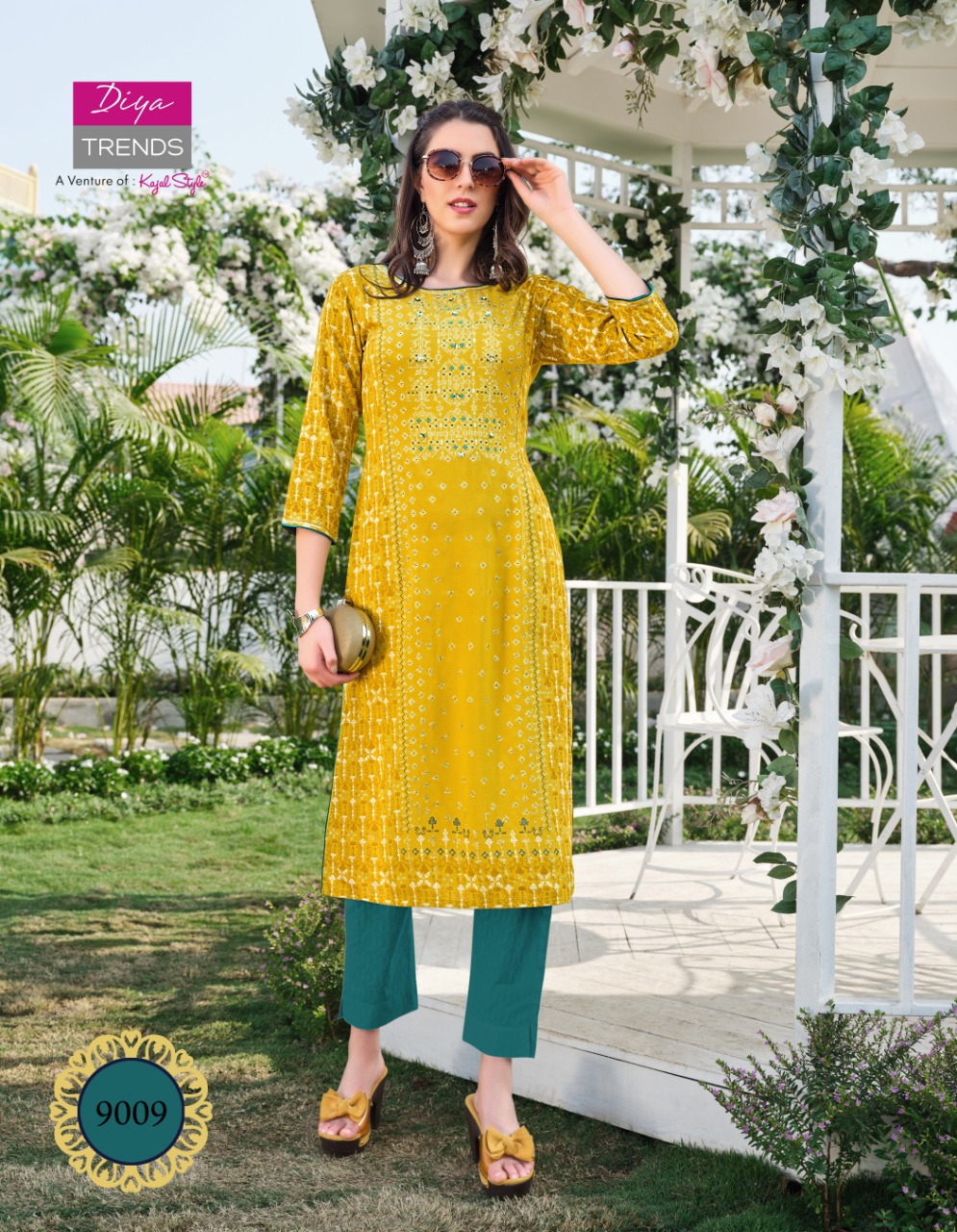 Diya Trends Presents Gardencity  Vol 9 Ethnic Wear Printed Designer Kurti