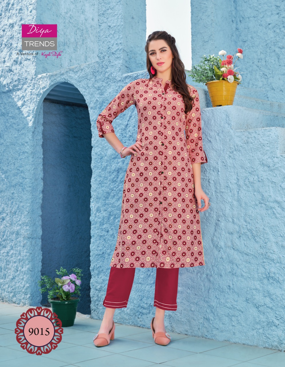 Diya Trends Presents Gardencity  Vol 9 Ethnic Wear Printed Designer Kurti