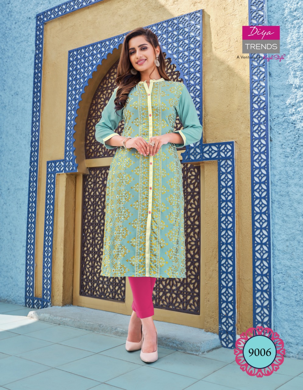 Diya Trends Presents Gardencity  Vol 9 Ethnic Wear Printed Designer Kurti