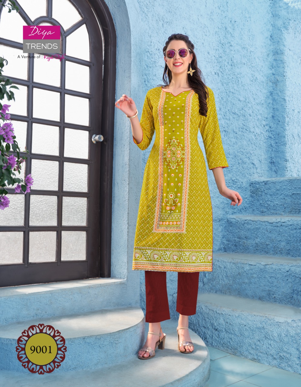 Diya Trends Presents Gardencity  Vol 9 Ethnic Wear Printed Designer Kurti