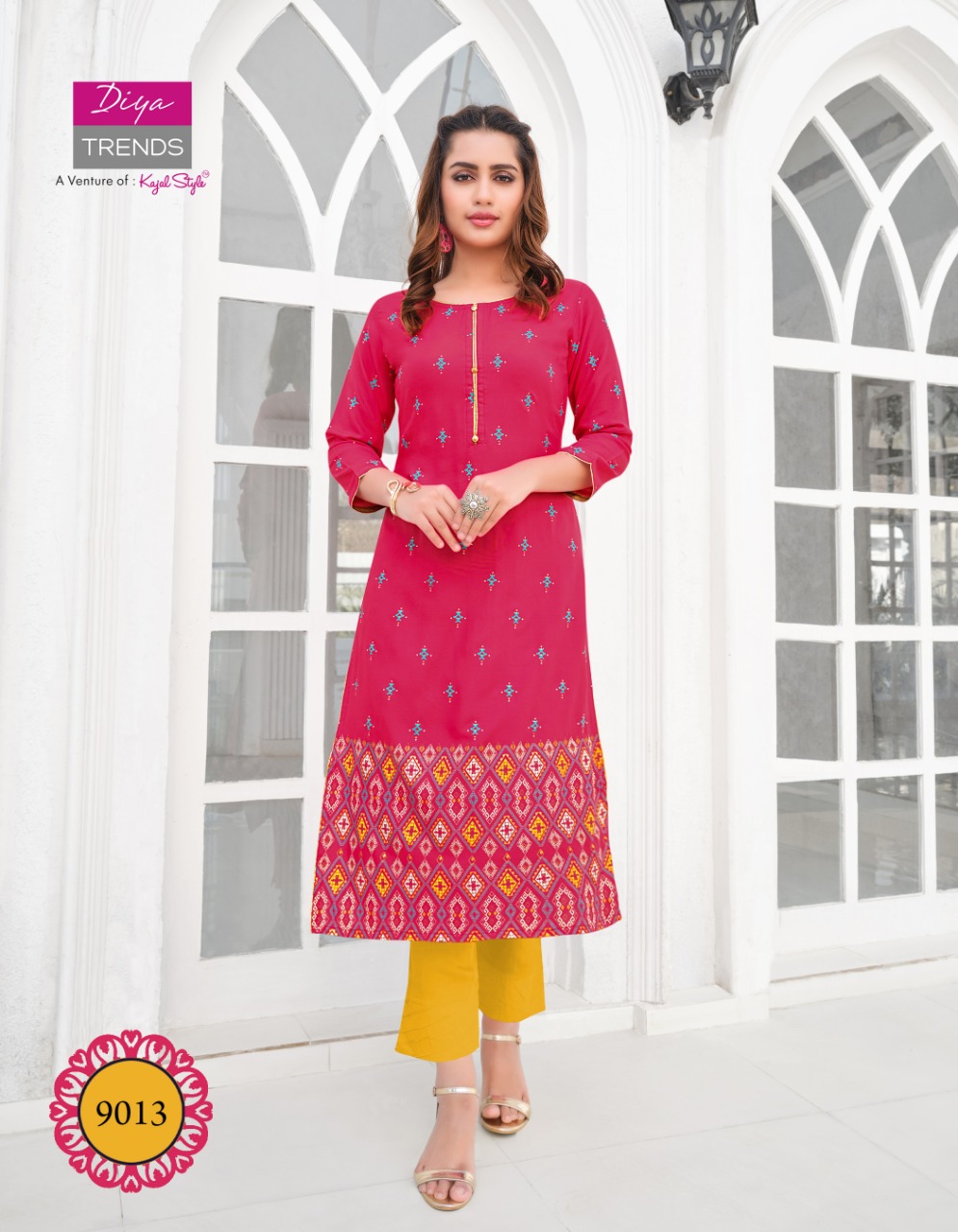 Diya Trends Presents Gardencity  Vol 9 Ethnic Wear Printed Designer Kurti