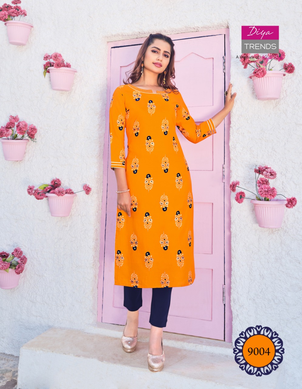 Diya Trends Presents Gardencity  Vol 9 Ethnic Wear Printed Designer Kurti