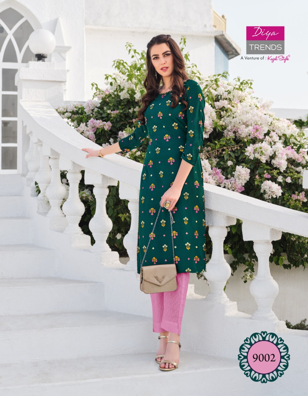 Diya Trends Presents Gardencity  Vol 9 Ethnic Wear Printed Designer Kurti