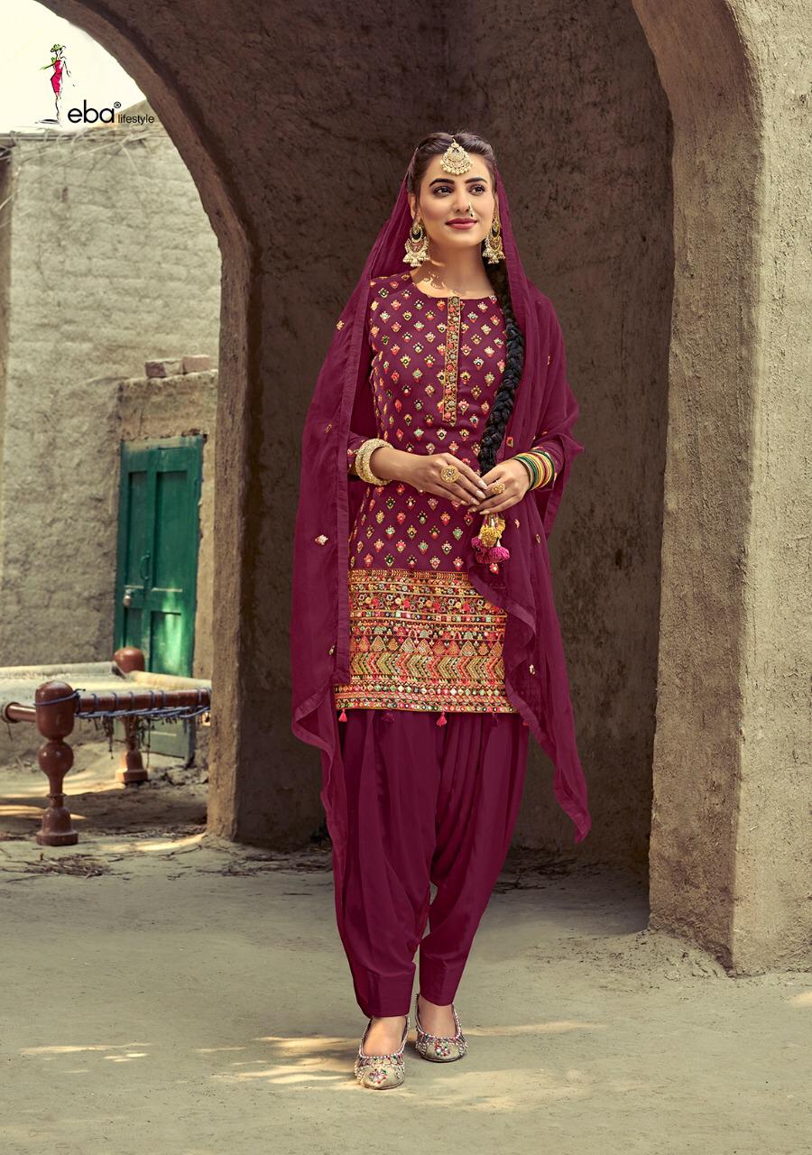 Eba Presents Ruby Heavy Embroidery Salwar Kameez Collection