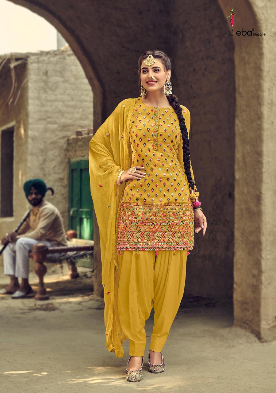 Eba Presents Ruby Heavy Embroidery Salwar Kameez Collection