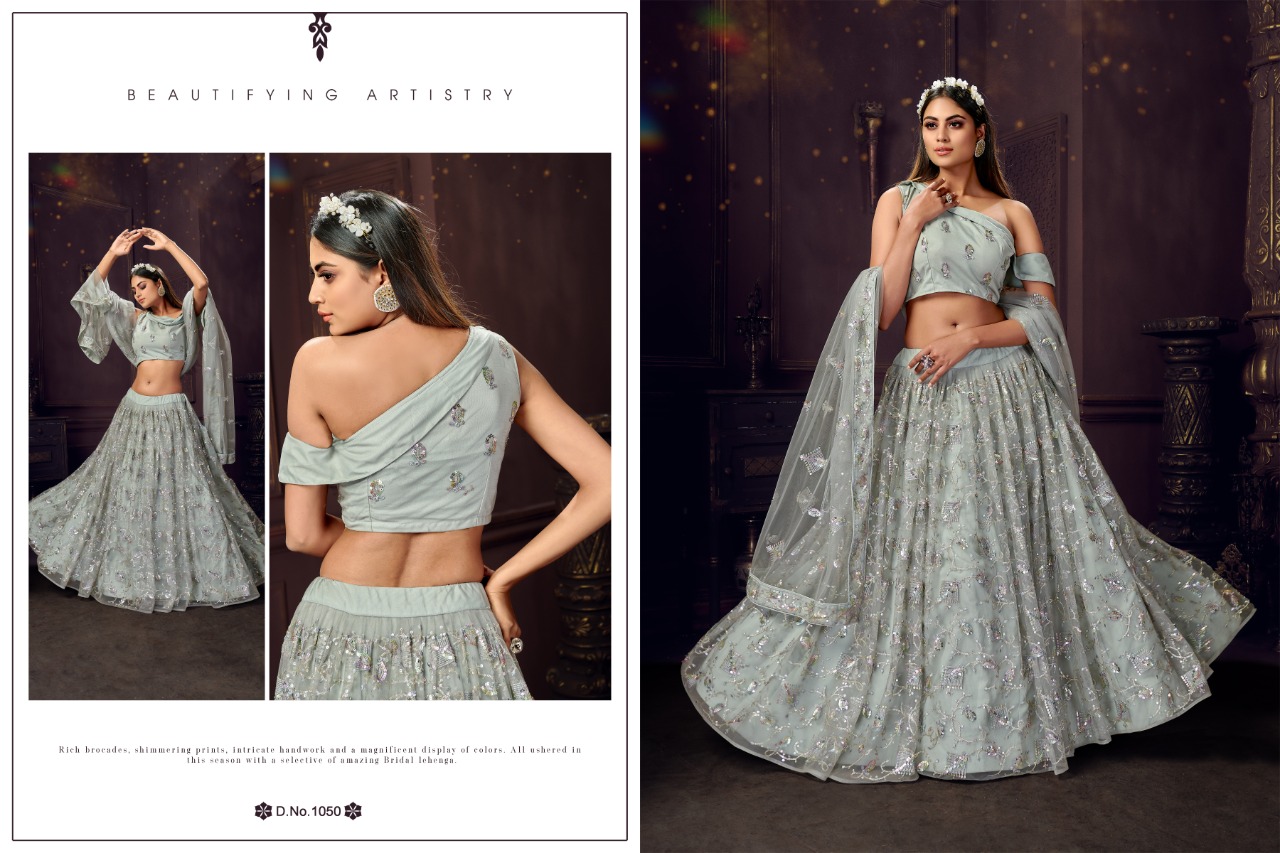 Fc New Launching  D-1050 Buy Net Lehenga Choli Online In Different Designs