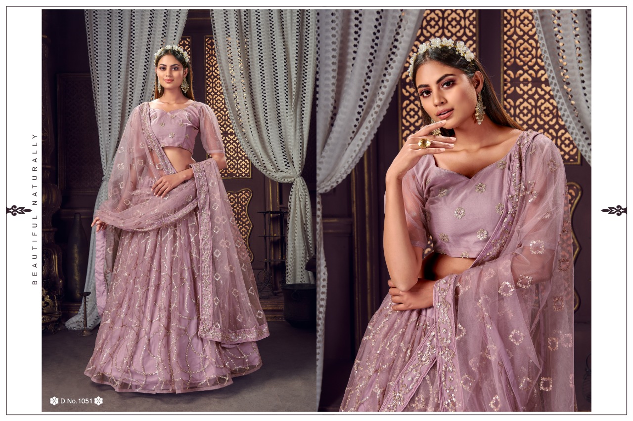 Fc New Launching  D-1051 Soft Net With Semi Stichn Lehenga Choli Wholesale Market