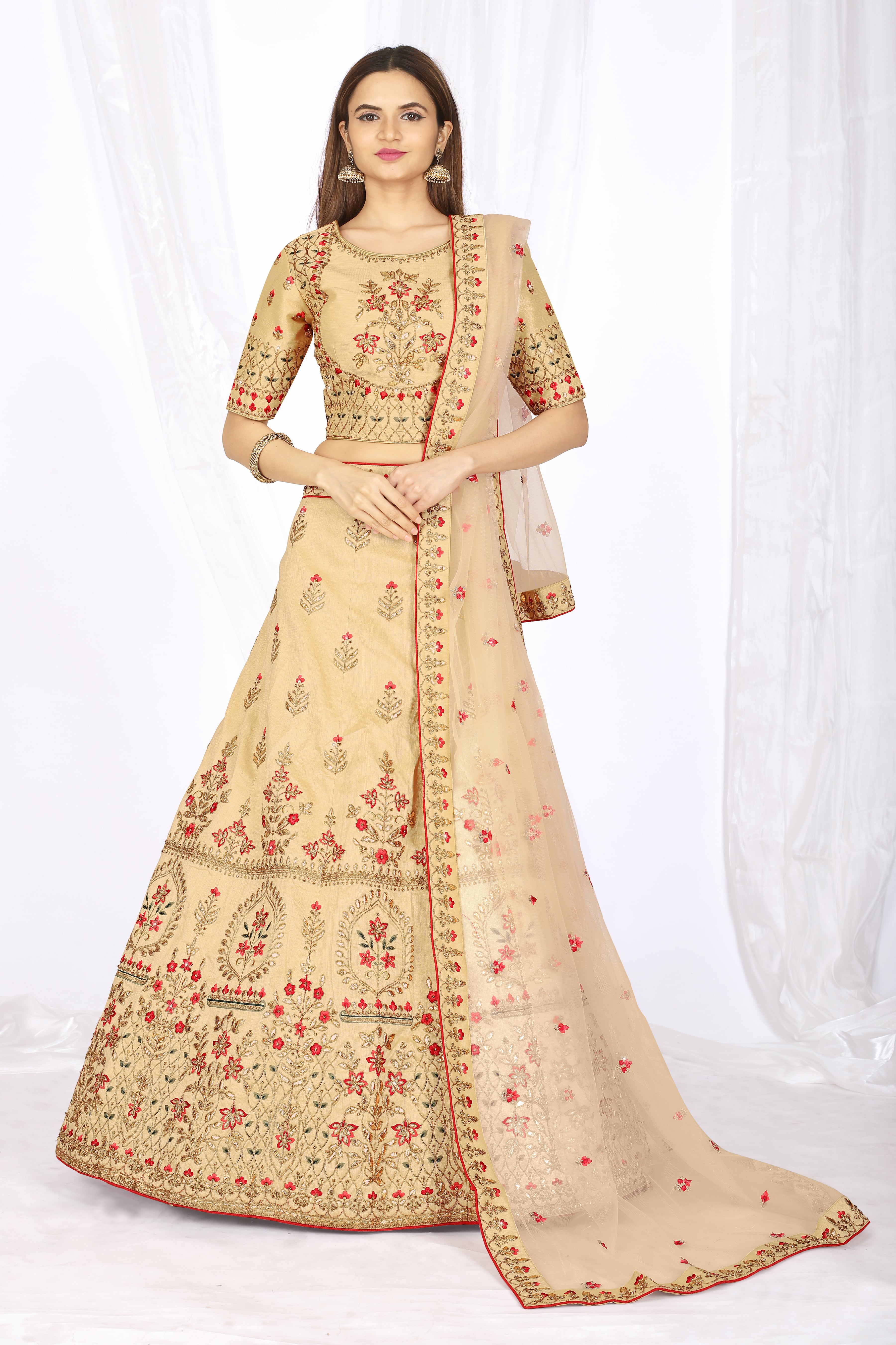 Fc Presents 5025 Beige Exclusive  Lehenga  Collection