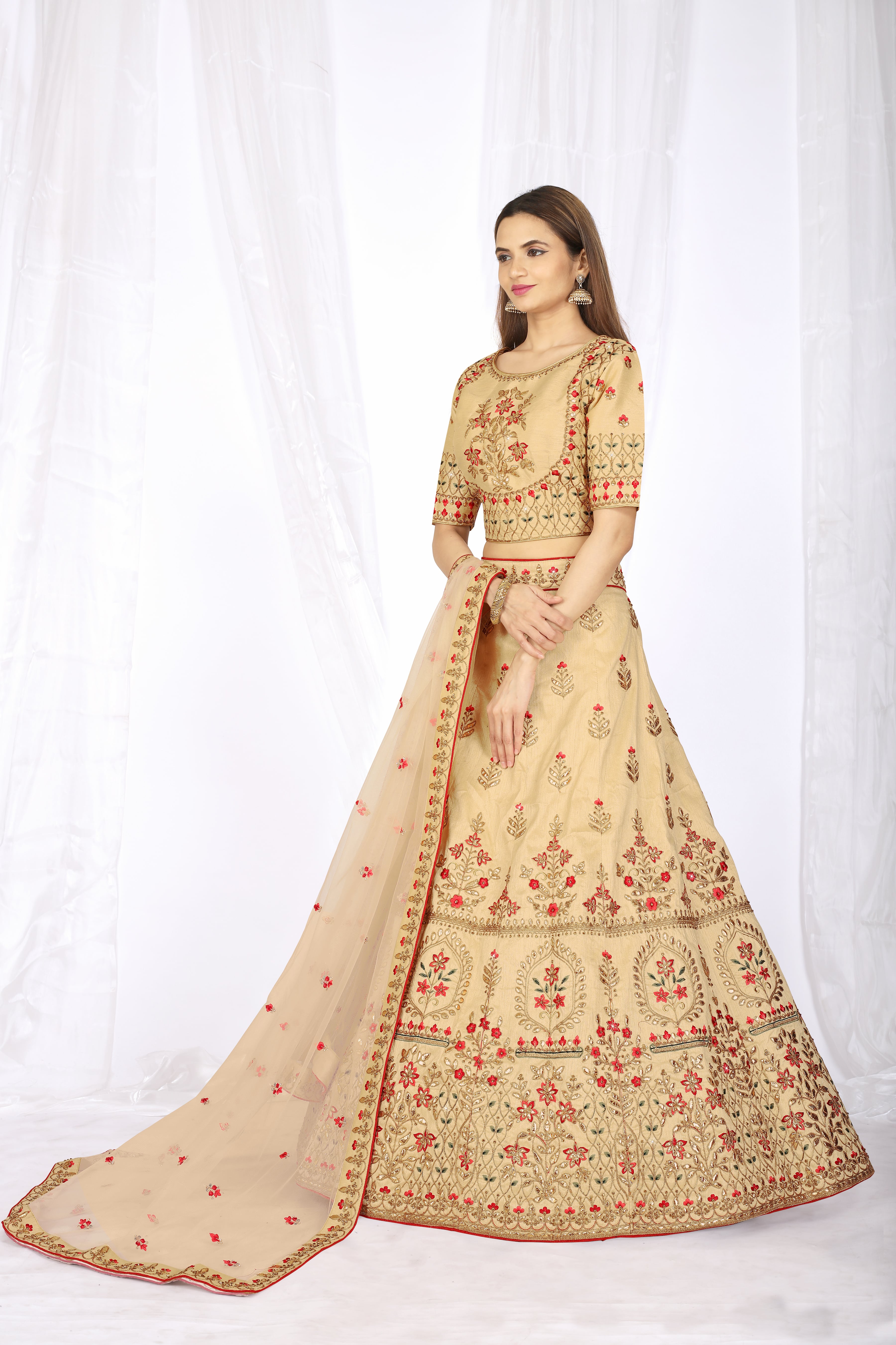 Fc Presents 5025 Beige Exclusive  Lehenga  Collection