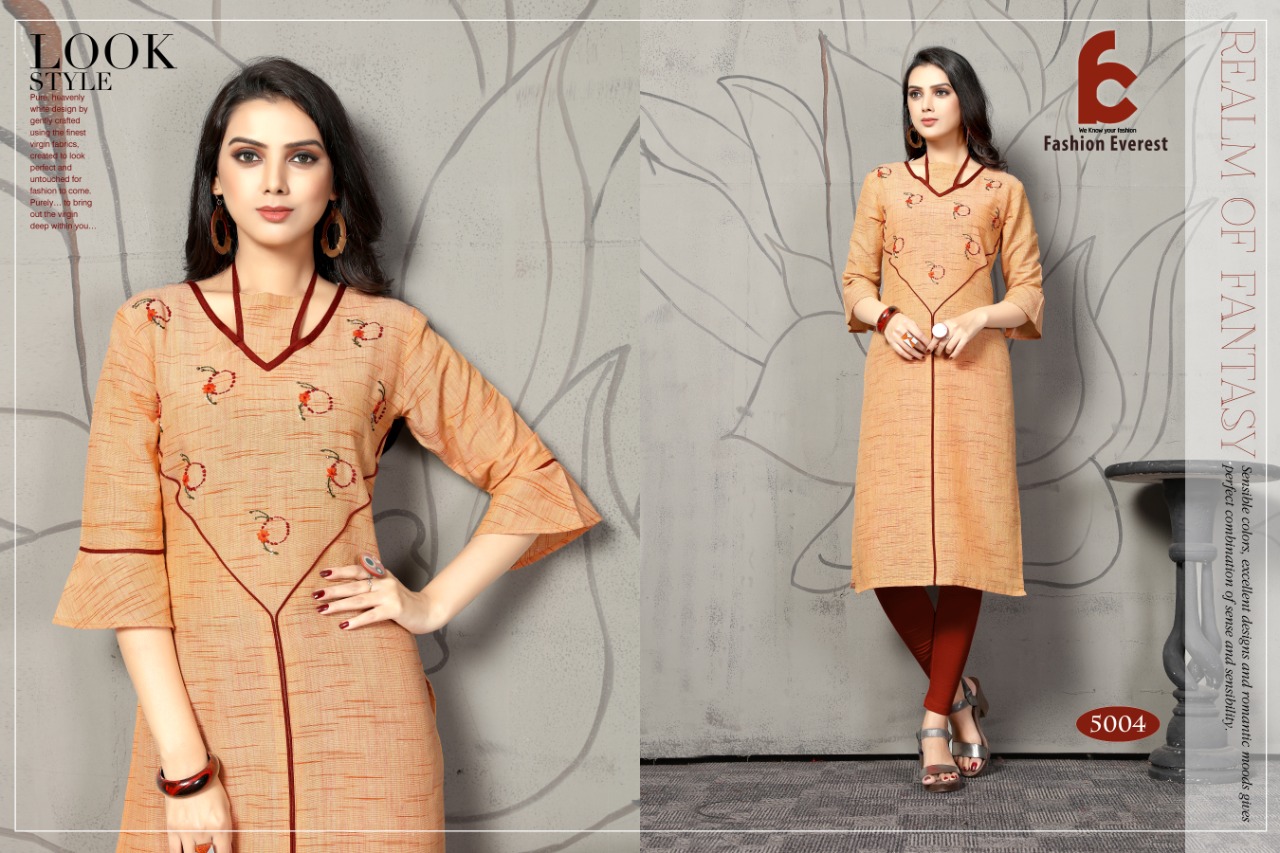 Fc Additional Fashion Everest  Casual Wear Straight Kurtis Collection