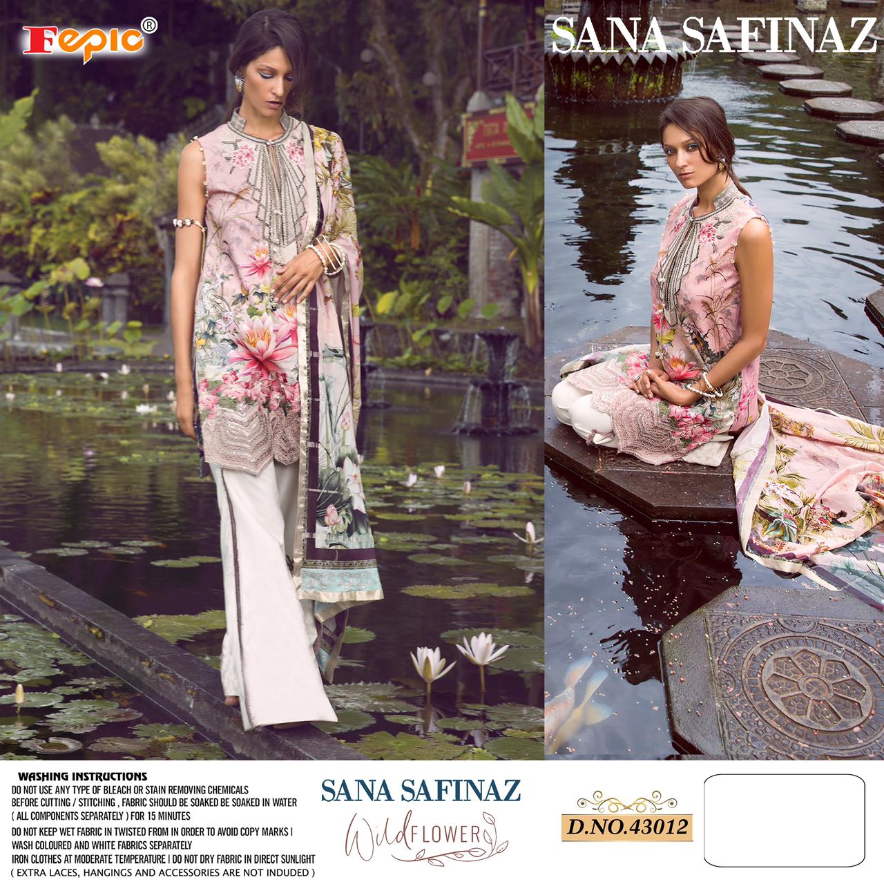 Fepic Presents  Sana Safinaz Wild Flower Pakistani Salwar Suits